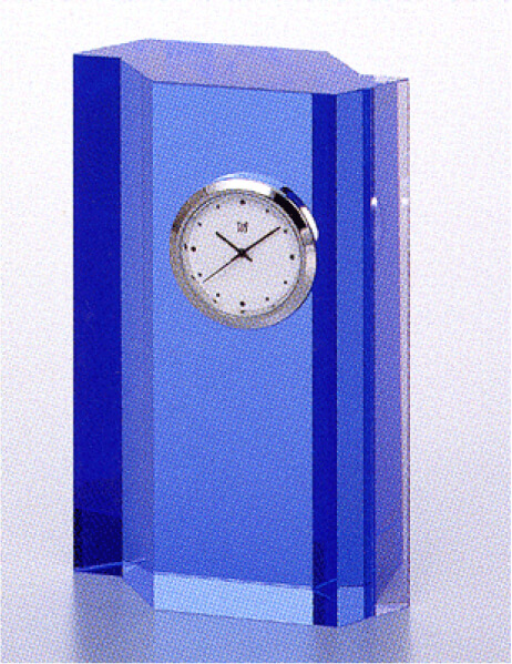 【企業様・団体様向け記念品】名入れクリスタル時計ic-6